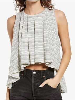 FREE PEOPLE High Low Open Back Turn It Up Tank S Worn 1x!